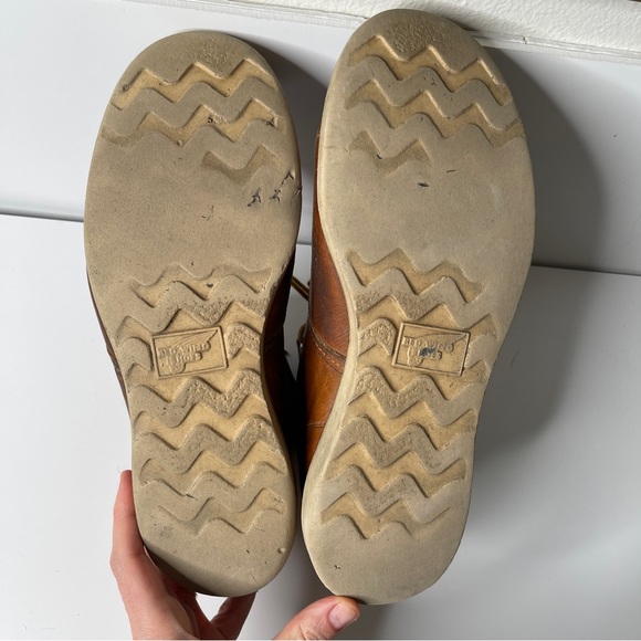 Red Wing CLASSIC MOC 865 BOOT IN ORO LEGACY LEATHER Size 9.5 DISTRESSED - Picture 8 of 15